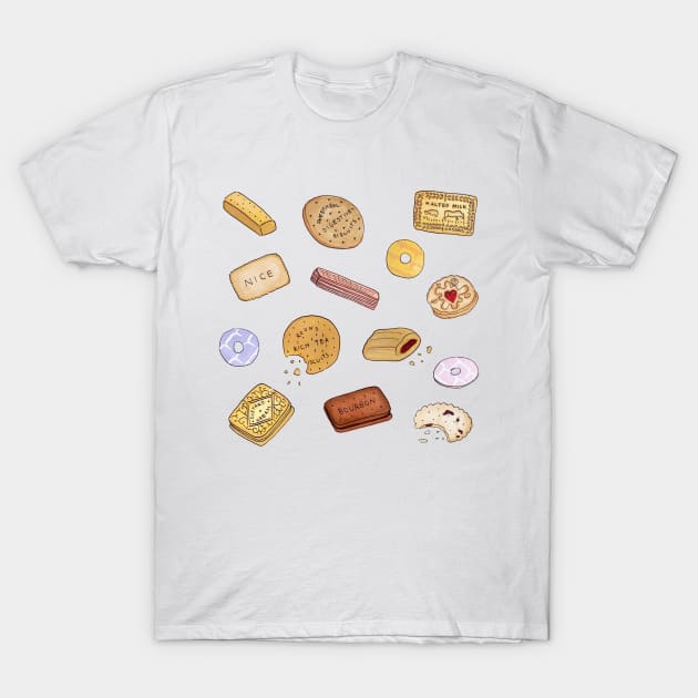 british biscuits T-Shirt by osnapitzami